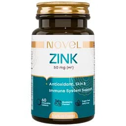 Витамины жевательные Novel Цинк 50 мг №60