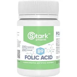 Фолієва кислота Stark Pharm Stark Folic Acid 200 таблеток (100-98-8901542-20)