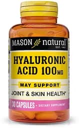 Препарат для суглобів і зв'язок Mason Natural Hyaluronic Acid, 30 капсул