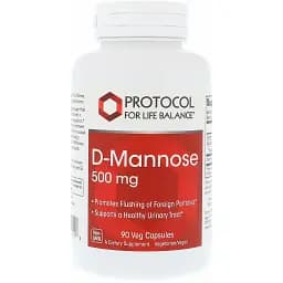 D-манноза Protocol for Life Balance D-Mannose 500 мг 90 капсул