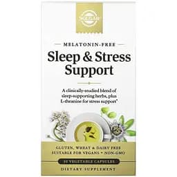 Комплекс для покращення сну та зняття стресу Solgar Sleep & Stress Support 30 вегетаріанських капсул (2023-10-4147) - мініатюра 3
