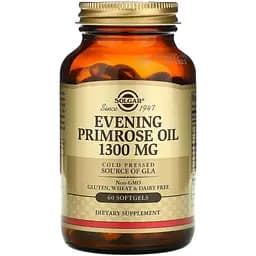 Олія примули вечірньої Solgar Evening Primrose Oil 1300 мг 60 капсул