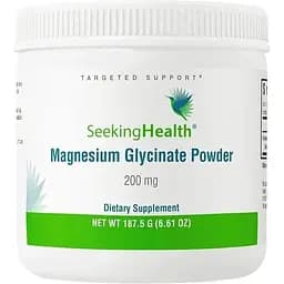 Хелат магнію бісгліцинату Seeking Health Magnesium Glycinate 200 mg, 187 грамм