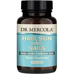 Вітаміни для волосся, шкіри та нігтів Dr. Mercola 30 капсул