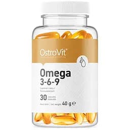 Жирные кислоты OstroVit Omega 3-6-9, 30 капсул