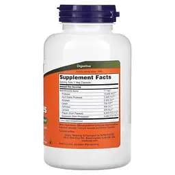 Пробіотики і пребіотики NOW Plant Enzymes, 240 вегакапсул - мініатюра 2
