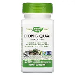 Корінь дягелю Nature's Way Dong Quai Root, 100 вегакапсул для підтримки жіночого здоров'я