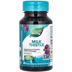 Натуральна добавка Nature's Way Milk Thistle, 60 вегакапсул
