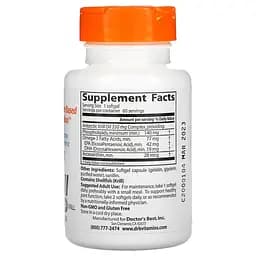 Олія антарктичного криля Doctor's Best Real Krill 350 mg, 60 капсул - мініатюра 2