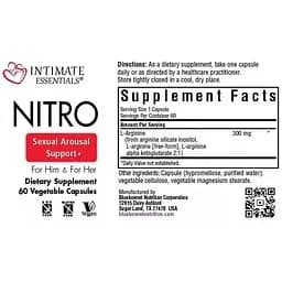 Підтримка сексуального збудження Bluebonnet Nutrition Intimate Essenitals Nitro 60 вегетаріанських капсул - мініатюра 3