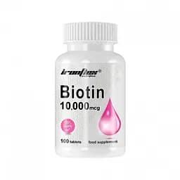 Вітаміни та мінерали IronFlex Biotin 10000 mcg 100 таблеток