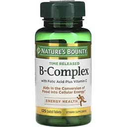 Комплекс вітамінів Nature's Bounty B-Complex Time Released 125 таблеток