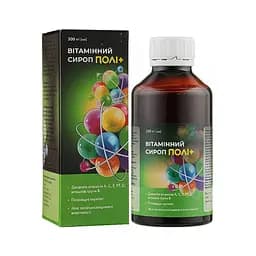 Сироп витаминный "ПОЛИ+", 200 мл