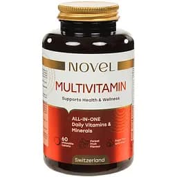 Вітамінно-мінеральний комплекс Novel Multivitamin 60 жувальних таблеток