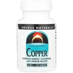 Дієтична добавка Sport Research Copper 3 мг 120 капсул - мініатюра 1