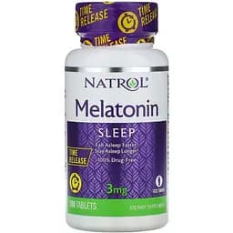 Мелатонін повільного вивільнення Natrol Melatonin Time Release 3 мг 100 пігулок