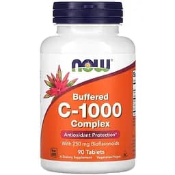 Витамины и минералы Now Vitamin C-1000 Complex Buffered 90 таблеток