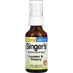 Спрей для горла успокаивающий Herbs Etc. Singer's Soothing Throat Spray лимон и мед без спирта 30 мл
