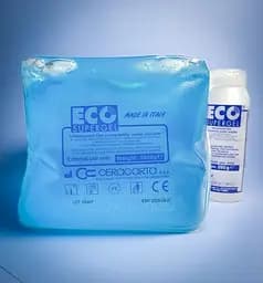 Гель для УЗД Eco Supergel блакитний 5000 г. з флаконом 260 мл. - мініатюра 2