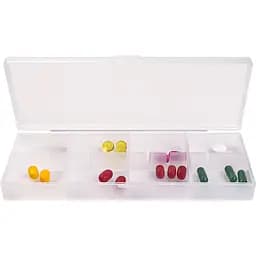 Органайзер МВМ My Home PC-08, 8 відділень 16.8х6.5х2 см прозорий (PC-08 T)