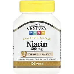 Дієтична добавка Niacin 500 мг 100 таблеток - мініатюра 1