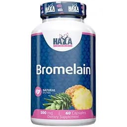 Бромелаин Haya Labs Bromelain 500 мг 60 капсул (820420)