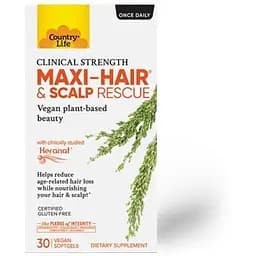 Натуральна добавка Country Life Maxi-Hair and Scalp Rescue 30 капсул