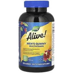 Мультивітаміни для чоловіків Nature's Way Men's Gummy Multivitamin Alive! фруктовий смак 150 жувальних цукерок