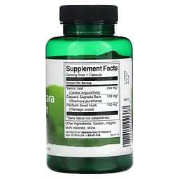 Натуральна добавка Swanson Senna, Cascara & Psyllium Complex 90 капсул - мініатюра 2