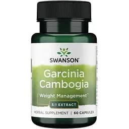 Натуральна добавка Swanson Garcinia Cambogia 80 mg 60 капсул