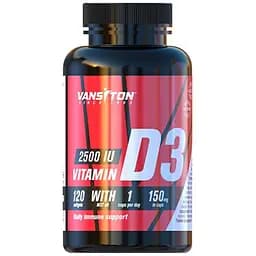 Витамины и минералы Vansiton Vitamin D3 120 капсул