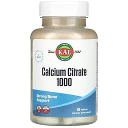 Кальций цитрат KAL Calcium Citrate 1000 mg, 90 таблеток