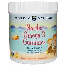 Риб'ячий жир Nordic Naturals Omega-3 Gummies для дітей смак мандарину 120 желе