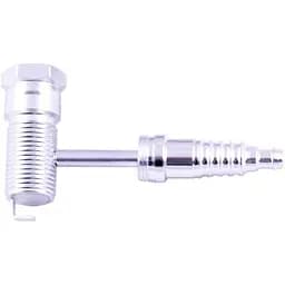 Трубка курильна металева свічка автомобільна HL-233 Silver (15666)