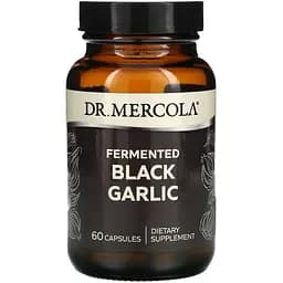 Пищевая добавка Dr. Mercola Black Garlic ферментированная 60 капсул