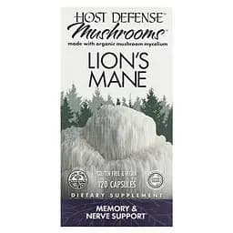 Натуральная добавка Host Defense Lion's Mane, 120 вегакапсул - мініатюра 2