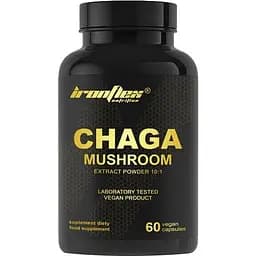 Екстракт чаги IronFlex Chaga Mushroom 60 вегакапсул