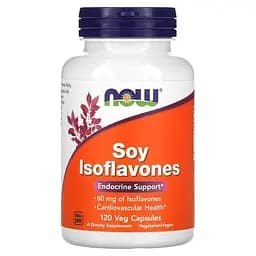 Натуральна добавка Now Soy Isoflavones 150 mg 120 вегакапсул - мініатюра 1