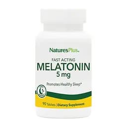 Мелатонін NaturesPlus Fast Acting Melatonin 5 mg 90 tabs (1086-2023-10-3241)