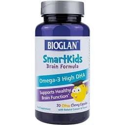 Жирные кислоты Bioglan Smartkids Omega-3 High DHA 30 желеек Цитрус
