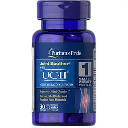 Препарат для связок и суставов Puritan's Pride Joint Soother with UC-II Active Collagen Compound 30