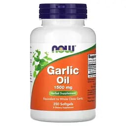 Часникова олія Now Foods Garlic Oil 250 капсул