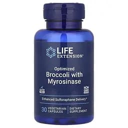 Екстракт насіння броколі та мірозиназа Life Extension Optimized Broccoli and Myrosinase, 30 вегакапсул - мініатюра 1