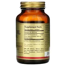 Натуральна добавка Solgar Garlic Oil Perles (Concentrate), 250 капсул - мініатюра 3