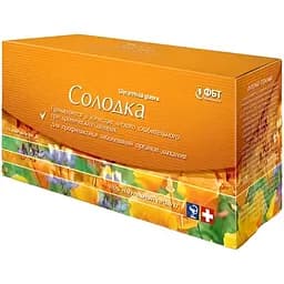 Фіточай Фітобіотехнології Солодка 25 пакетів по 2 г