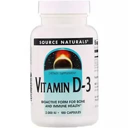 Вітаміни та мінерали Source Naturals Vitamin D3 2000 IU 100 капсул