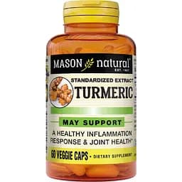 Куркума Mason Natural Turmeric 60 вегетаріанських капсул
