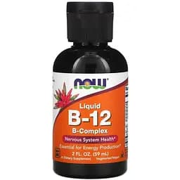 Витамины и минералы Now Vitamin B12 Complex Liquid 59 мл