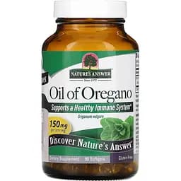 Масло орегано Nature's Answer Oil of Oregano 150 мг 90 гелевых капсул