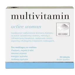 Вітаміни для жінок New Nordic Multivitamin active women 90 таблеток